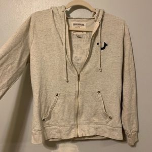 True Religion Rhinestone Zip-up hoodie
